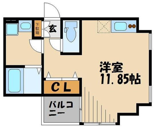 ベルクレストの物件間取画像